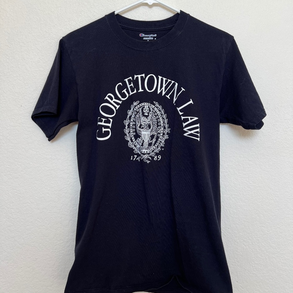 Authentic Champion Georgetown Law College Shirt